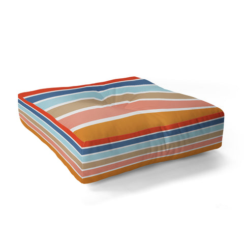 Fimbis Six Stripes Floor Pillow Square