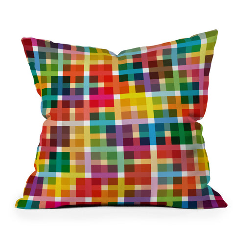 Fimbis Skware Throw Pillow