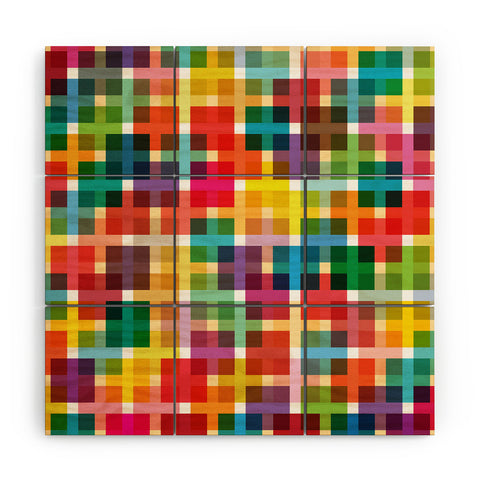 Fimbis Skware Wood Wall Mural