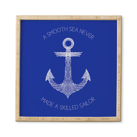 Fimbis Smooth Sea Framed Wall Art