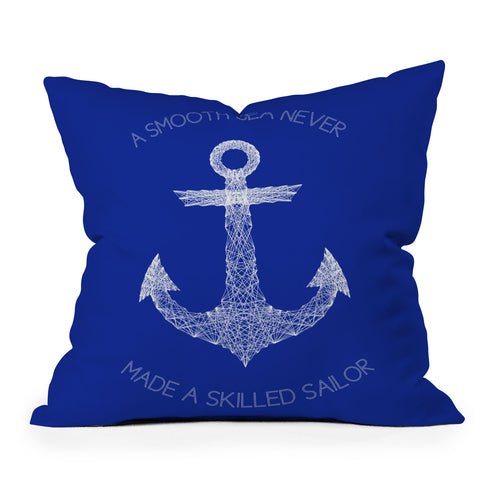Fimbis Smooth Sea Throw Pillow