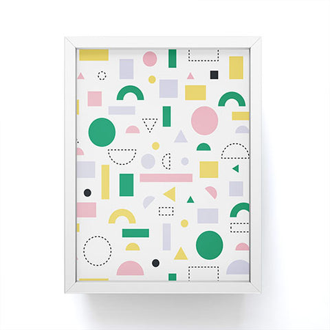 Fimbis Spring Geometric Shapes Framed Mini Art Print
