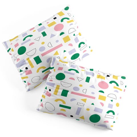 Fimbis Spring Geometric Shapes Pillow Shams