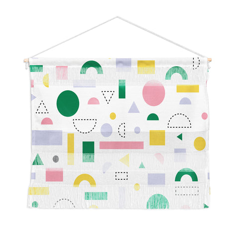 Fimbis Spring Geometric Shapes Wall Hanging Landscape