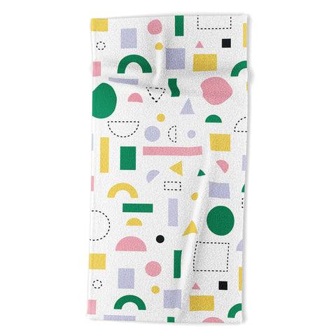 Fimbis Spring Geometric Shapes Beach Towel