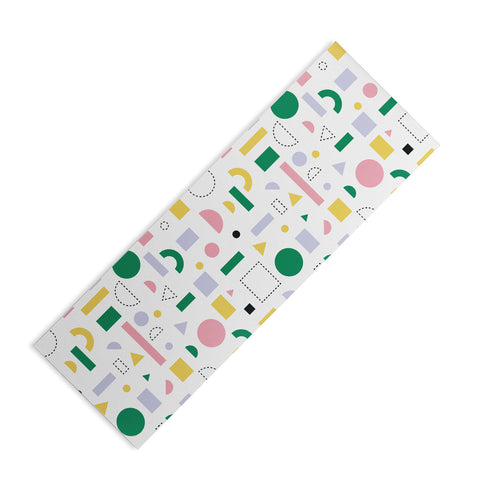 Fimbis Spring Geometric Shapes Yoga Mat