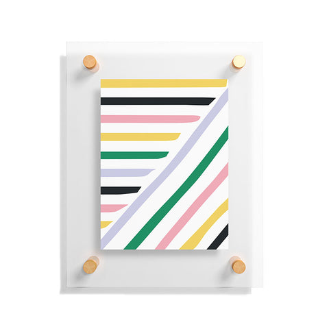 Fimbis Spring in Stripes Floating Acrylic Print