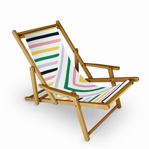 Fimbis Spring in Stripes Sling Chair