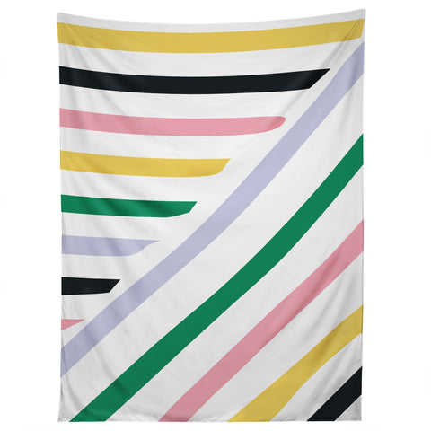 Fimbis Spring in Stripes Tapestry