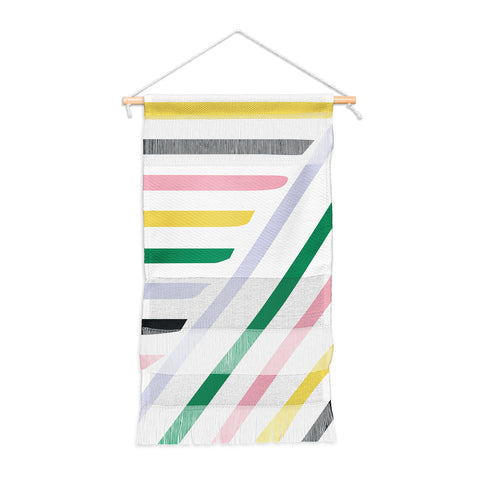 Fimbis Spring in Stripes Wall Hanging Portrait