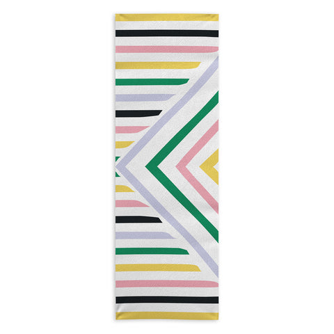 Fimbis Spring in Stripes Yoga Towel
