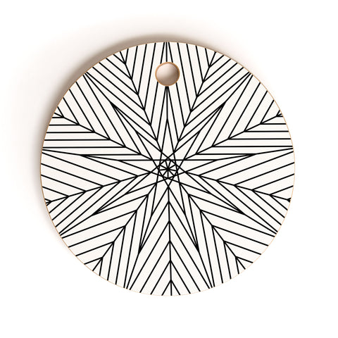 Fimbis Star Power Black and White 2 Cutting Board Round