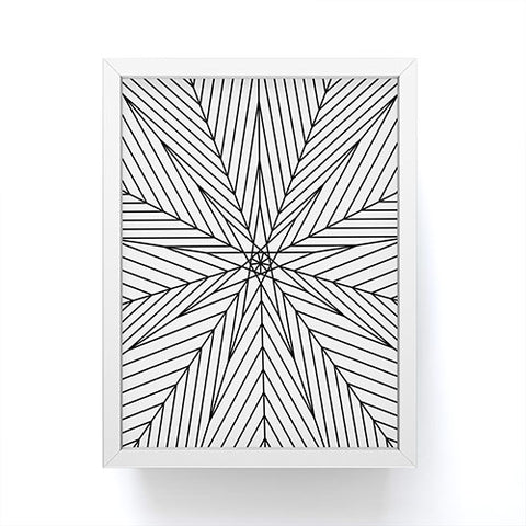 Fimbis Star Power Black and White 2 Framed Mini Art Print