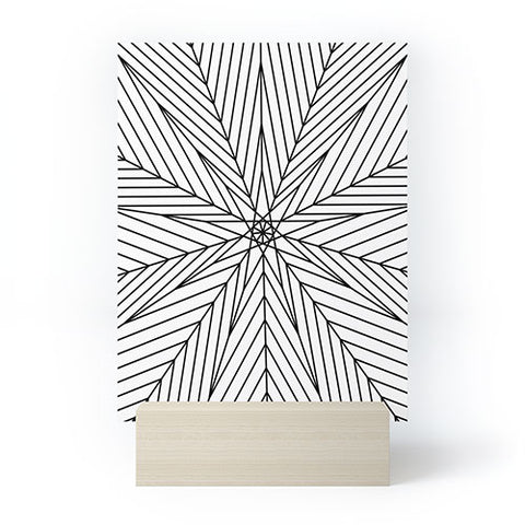 Fimbis Star Power Black and White 2 Mini Art Print