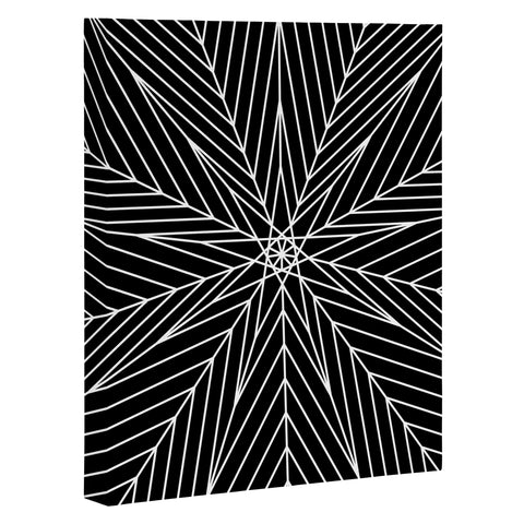 Fimbis Star Power Black and White Art Canvas