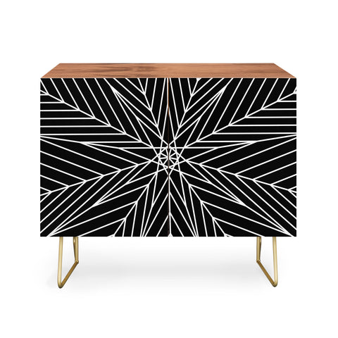 Fimbis Star Power Black and White Credenza