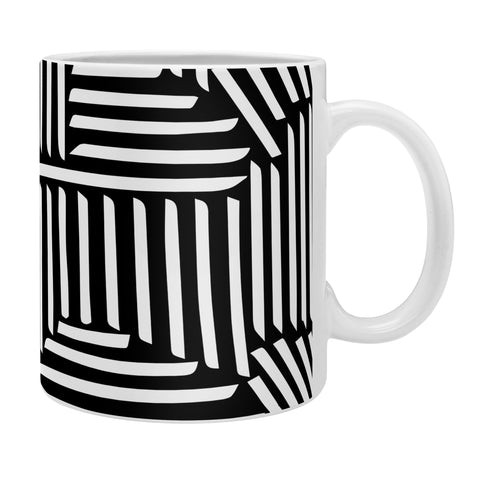Fimbis Strypes BW Coffee Mug