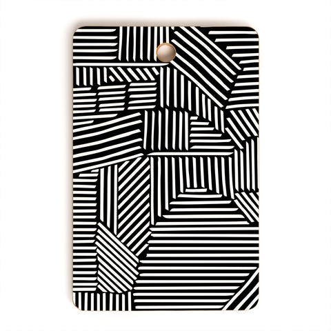 Fimbis Strypes BW Cutting Board Rectangle