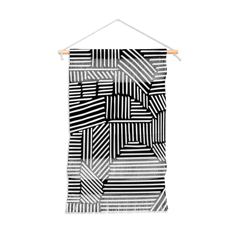 Fimbis Strypes BW Wall Hanging Portrait