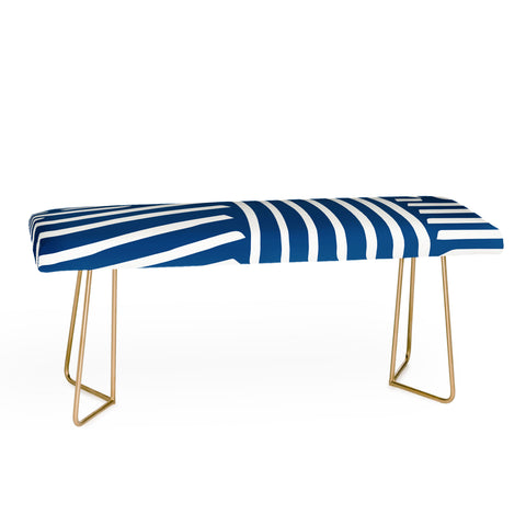 Fimbis Strypes Classic Blue Bench