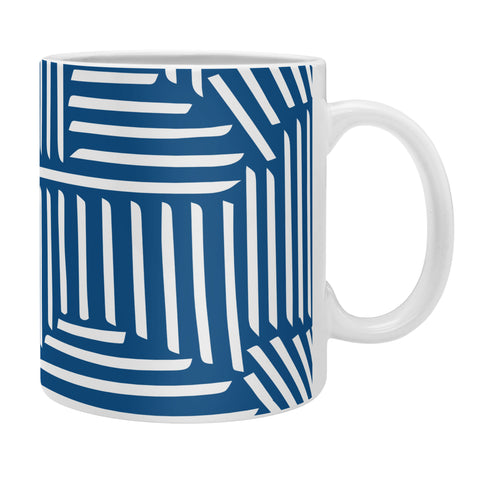 Fimbis Strypes Classic Blue Coffee Mug