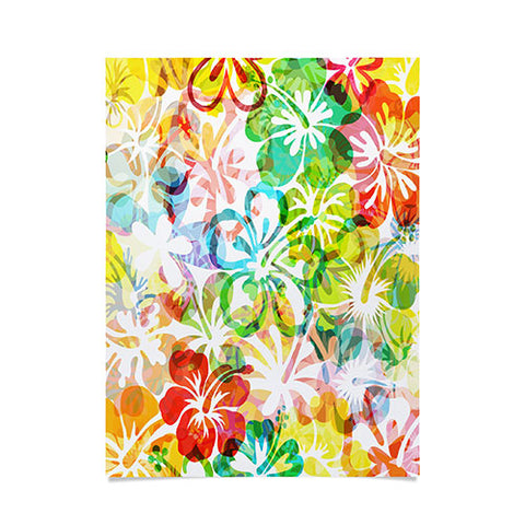 Fimbis Summer Flower Poster