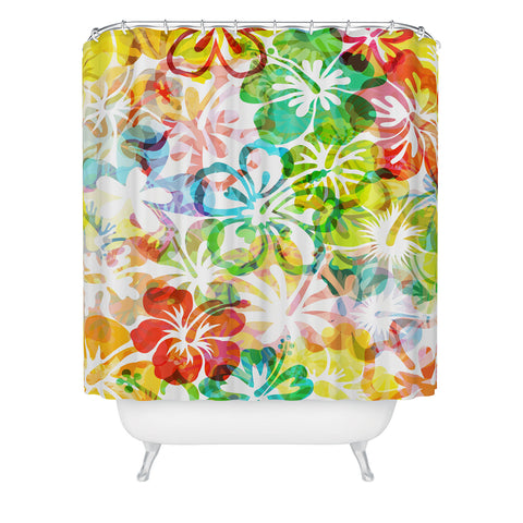 Fimbis Summer Flower Shower Curtain