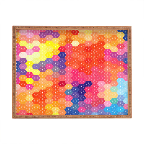 Fimbis Summer Garden Rectangular Tray