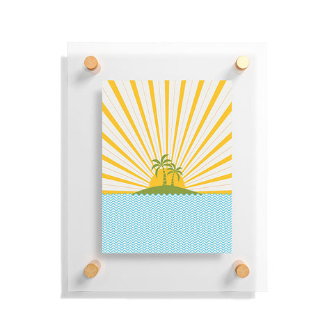 Fimbis Summer Sun Floating Acrylic Print