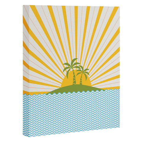 Fimbis Summer Sun Art Canvas