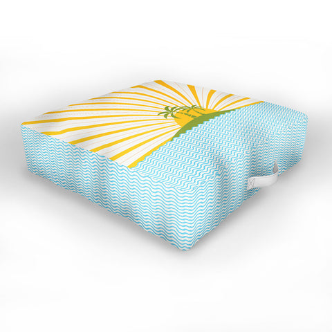 Fimbis Summer Sun Outdoor Floor Cushion