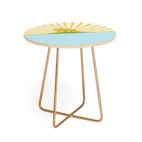 Fimbis Summer Sun Round Side Table