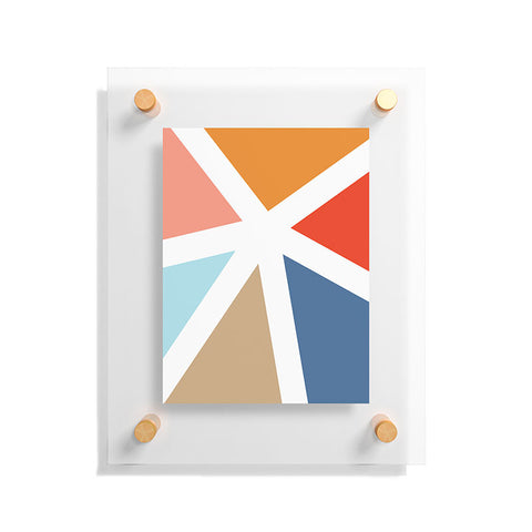 Fimbis Summers End Geometry Floating Acrylic Print