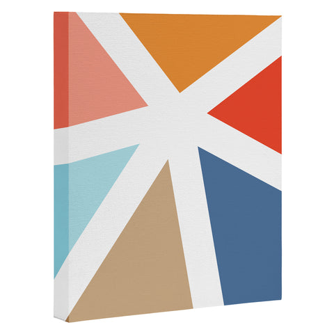 Fimbis Summers End Geometry Art Canvas