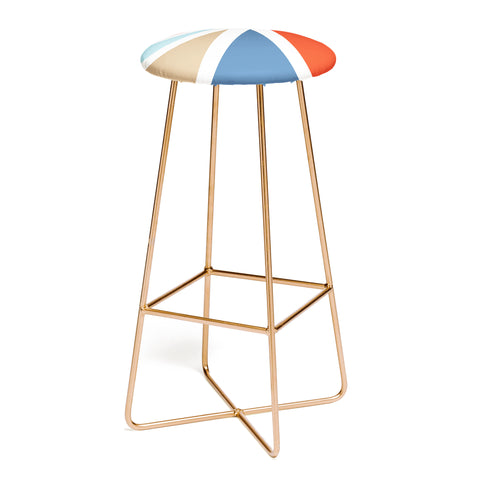 Fimbis Summers End Geometry Bar Stool