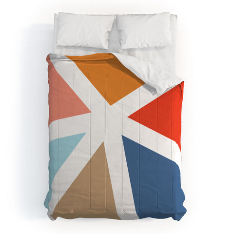 Fimbis Summers End Geometry Comforter