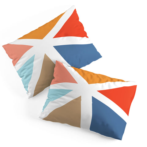 Fimbis Summers End Geometry Pillow Shams