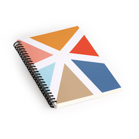Fimbis Summers End Geometry Spiral Notebook