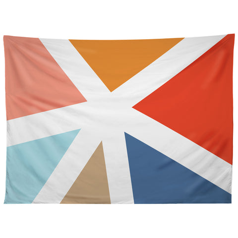 Fimbis Summers End Geometry Tapestry