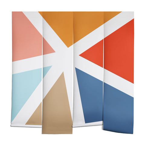 Fimbis Summers End Geometry Wall Mural