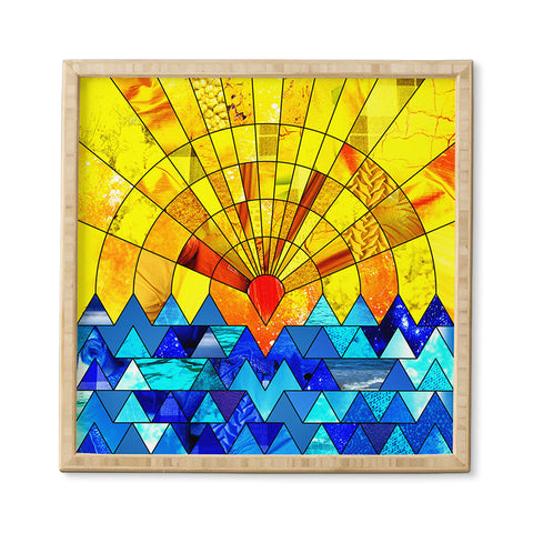 Fimbis Sun And Sea Framed Wall Art