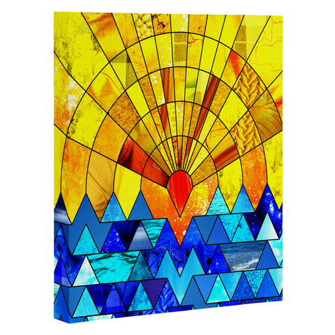Fimbis Sun And Sea Art Canvas