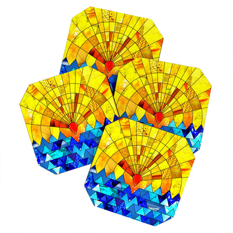 Fimbis Sun And Sea Coaster Set