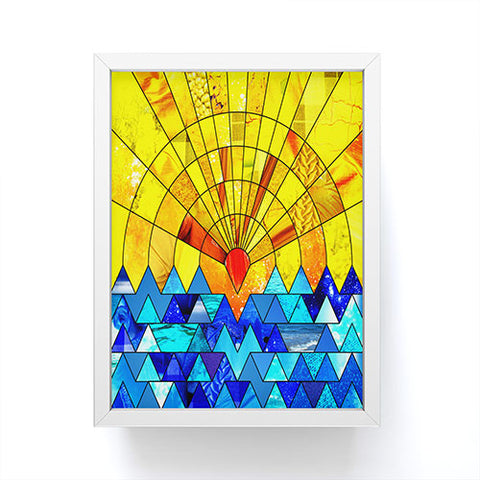 Fimbis Sun And Sea Framed Mini Art Print