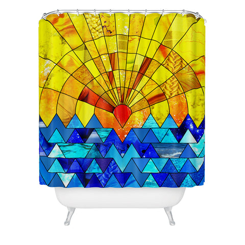 Fimbis Sun And Sea Shower Curtain