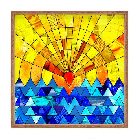 Fimbis Sun And Sea Square Tray