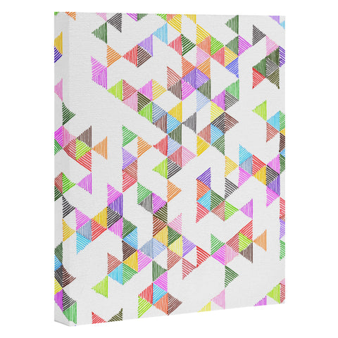 Fimbis Technicolour Raindrops Art Canvas