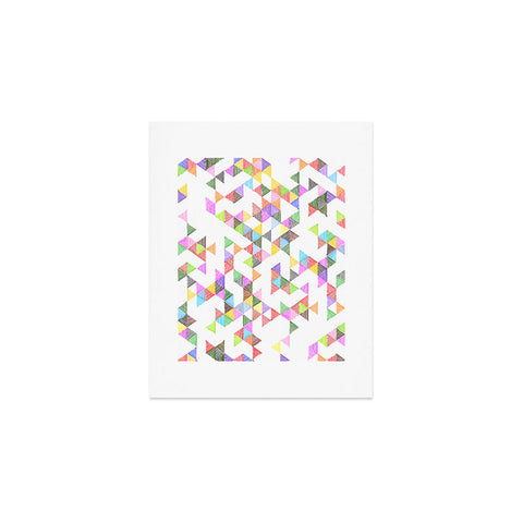 Fimbis Technicolour Raindrops Art Print