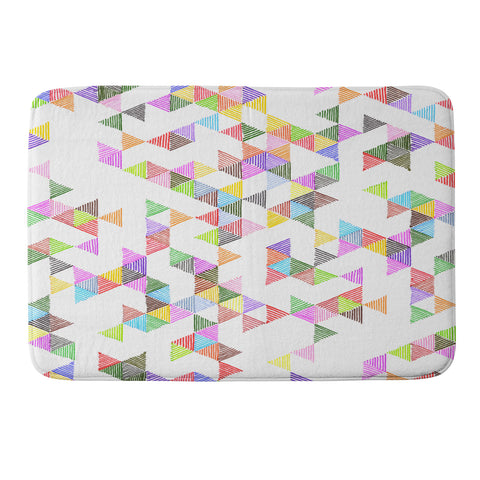 Fimbis Technicolour Raindrops Memory Foam Bath Mat