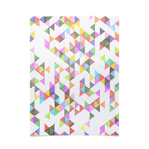 Fimbis Technicolour Raindrops Poster